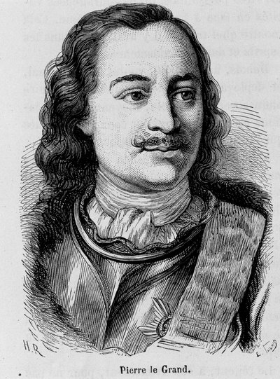 Retrato de Pedro, o Grande de Unknown artist