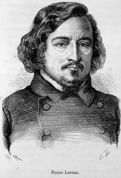 Retrato de Pierre Leroux, filósofo, publicista e político francês (1797 - 1871) de Unknown artist