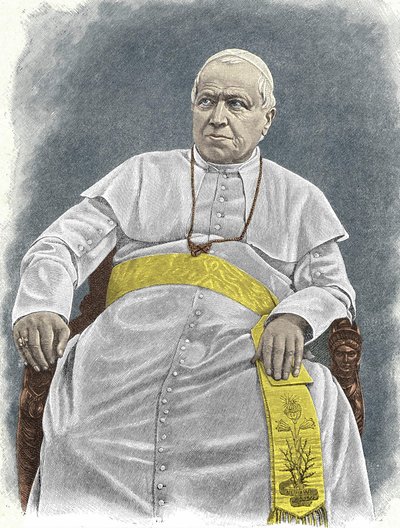 Retrato de Pio IX (1792 - 1878), 253º Papa (1846 - 1878). de Unknown artist