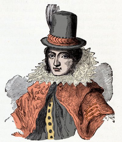 Retrato de Pocahontas (Matoaka, Amatute), depois Rebecca Rolfe (ca. 1595-1617) de Unknown artist