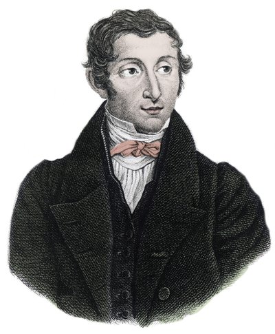 Retrato de Rene Caillie - explorador inglês - Retrato de Rene Caillie (1799 -1838) explorador inglês de Unknown artist