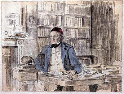 Retrato de Richard Owen (1810-1890), naturalista inglês. de Unknown artist