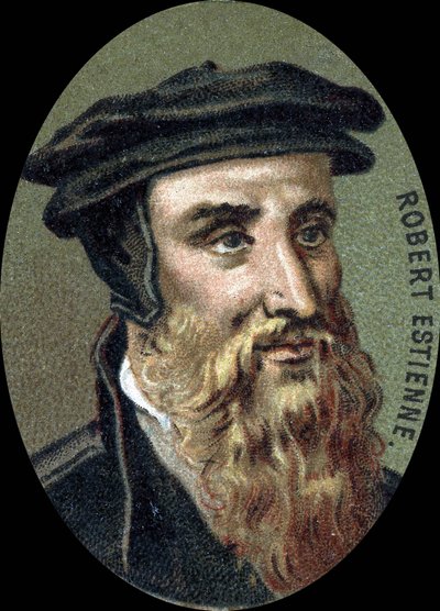 Retrato de Robert Estienne (1503-1559), tipógrafo francês. de Unknown artist