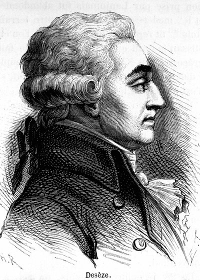 Retrato de Romain Deseze ou De Seze (1748-1828), advogado de Luís XVI durante o seu julgamento. de Unknown artist