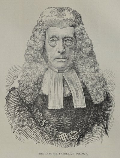 Retrato de Sir Federick Pollock de Unknown artist