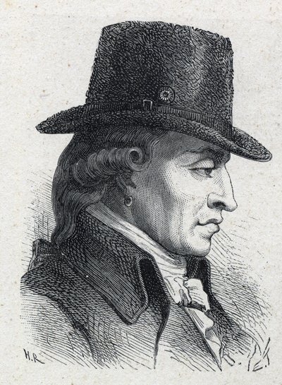 Retrato de Stanislas Marie Maillard (1763-1794), oficial de justiça e figura emblemática da Revolução Francesa. de Unknown artist