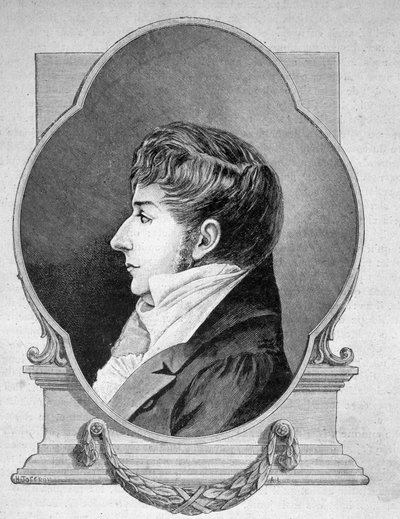 Retrato de Tom Souville, corsário calaisiano (1777 - 1839) - em “” Les Contemporains ””, final do século XIX. de Unknown artist
