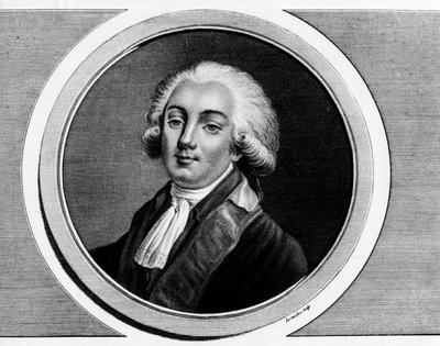 Retrato de Troféu-Gerardo, Conde de Lally, Barão de Tollendal, então Marquês de Lally-Tollendal, mais conhecido como Gerard de Lally Tollendal (1751-1830), deputado nos Estados Gerais de 1789. Gravura em "Coleção completa de pinturas históricas do de Unknown artist