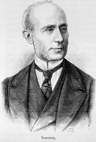 Retrato de Vincent Benedetti, diplomata francês (1817 - 1900) de Unknown artist