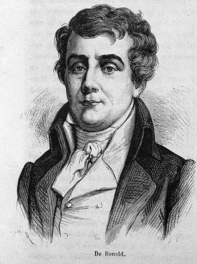 Retrato do Visconde Louis De Bonald (1754 - 1840). de Unknown artist