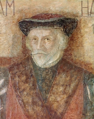 Retrato do médico inglês William Harvey (pintura de Unknown artist
