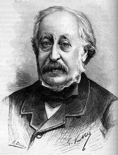 Retrato do compositor pianista Stephen Heller (1813-1888). de Unknown artist
