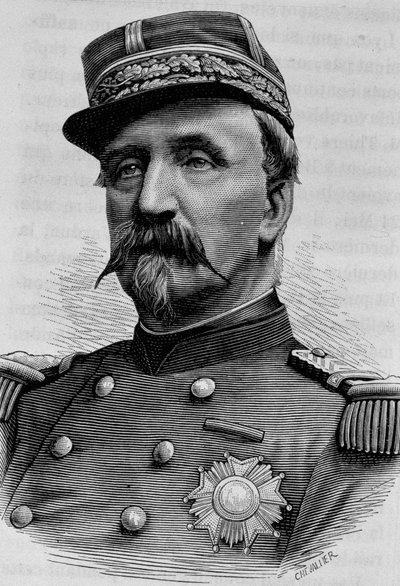 Retrato do Duque de Aumale (Charles de Lorraine) (1822 - 1897). Gravura do final do século XIX em "Histoire de France" de H. Martin. de Unknown artist