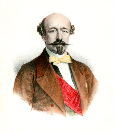Retrato do Duque de Morny (1811-1865) político francês. de Unknown artist