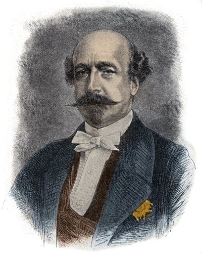 Retrato do financiador e político francês Charles de Morny dit Comte de Morny (ou Duque) (1811-1865) meio-irmão de Napoleão III de Unknown artist