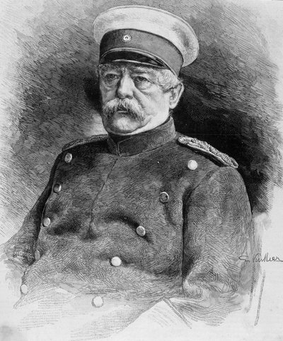 Retrato do Príncipe de Bismarck (1815 - 1898). de Unknown artist