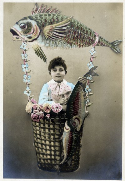 Postal de 1 de abril, início do século XX de Unknown Artist