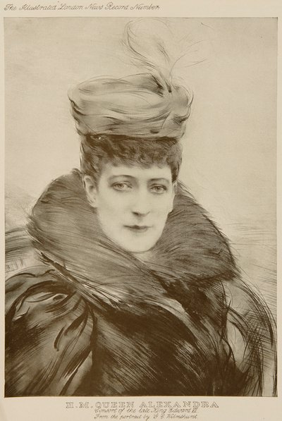 Rainha Alexandra, depois de Wilmshurst de Unknown Artist
