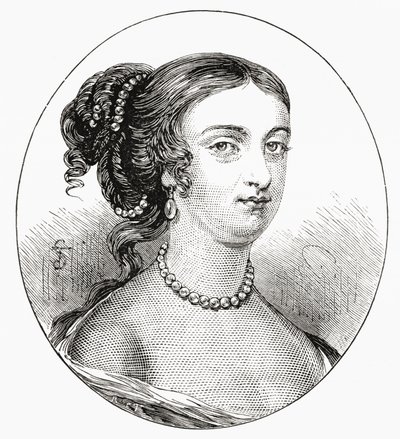Rachel Wriothesley, Lady Russell, C. 1636 - 1723. Nobreza Inglesa, Herdeira e Autora. Do nosso próprio país Publicado em 1898 ©UIG/Leemage de Unknown artist