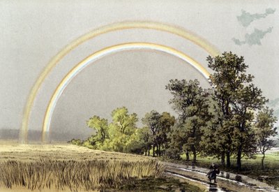 Rainbow - em "A atmosfera: descrição dos grandes fenômenos da natureza" por Camille Flammarion de Unknown artist