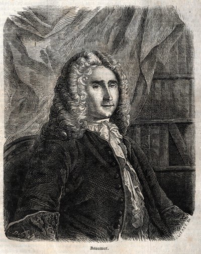 René Antoine Ferchault de Réaumur. Físico e naturalista francês 1683-1757 de Unknown artist