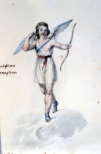 Representação de Cupido (Eros). de Unknown artist