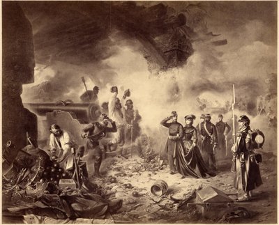 Risorgimento - o cerco de Gaeta, 1860-1861. Era da unificação, Itália, século XIX. Marie-Sophie de Unknown