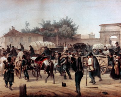 Risorgimento: Os Cinco Dias de Milão (Cinque giornate di Milano) (18-22 de março de 1848): este é um dos primeiros episódios das Revoluções de 1848 (parte da Primeira Guerra da Independência Italiana) que viu o aumento da população milanesa insurgida contr de Unknown artist