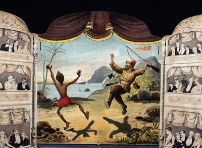Robinson Crusoe e Sexta-feira de Unknown artist