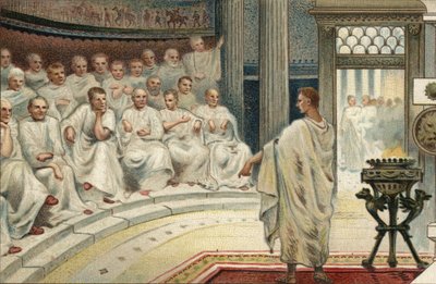 Sistema político romano: O Senado de Unknown artist