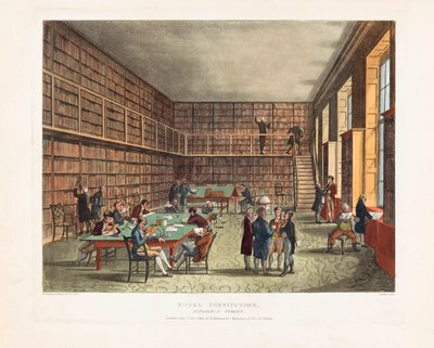 Biblioteca da Real Instituição de Unknown artist