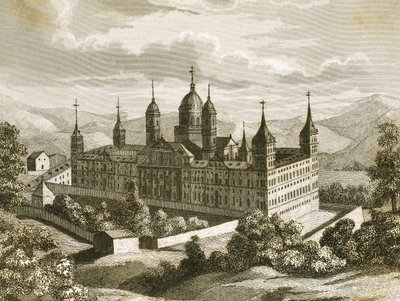 Real Mosteiro de San Lorenzo de El Escorial, província de Madrid, Espanha de Unknown