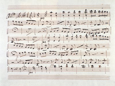 Música para Ali Baba, ópera de Luigi Cherubini de Unknown artist