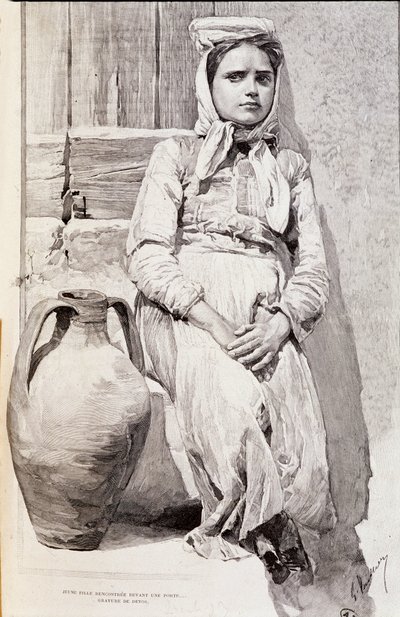 menina siciliana de Unknown artist
