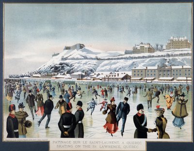 Patinar no Saint Laurent, Quebec, n.d. de Unknown artist