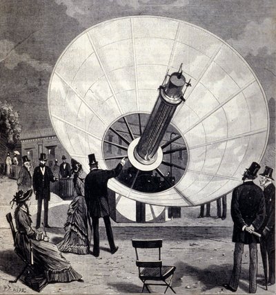 Forno solar por Augustin Mouchot e Pifre de Unknown artist