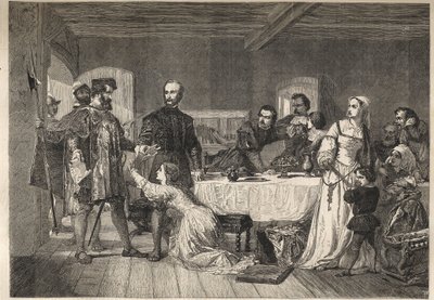 A prisão de John Brown, de Ashford, um Lollard, e um dos primeiros mártires no início do reinado de Henrique VII - 1517 - de Unknown artist