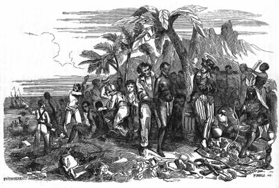 O Comércio Negro. A gravura do século XIX. de Unknown artist