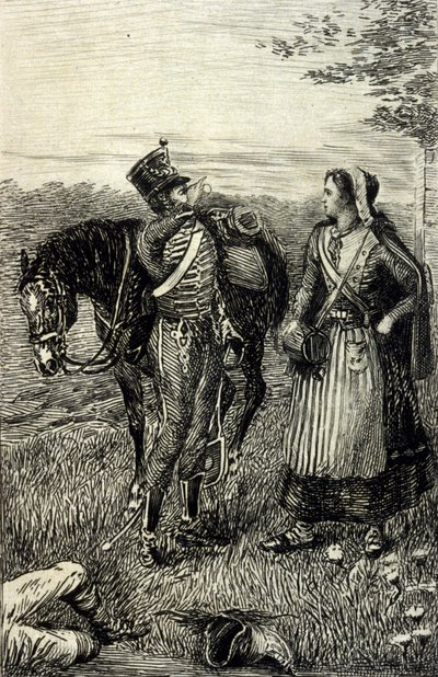 A parma Carthusiana de Stendhal. A gravura do século XIX. de Unknown artist