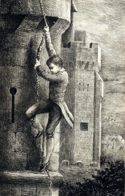 A parma Carthusiana de Stendhal. A gravura do século XIX. de Unknown artist