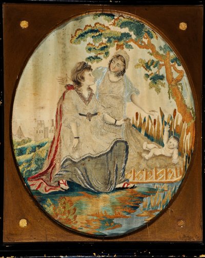 A Descoberta de Moisés à Filha do Faraó de Unknown artist