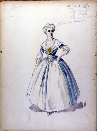 A Dama de Espadas: Ópera composta em 1890 por Piotr ou Petr Ilyich Tchaikovsky (ou Tchaikowsky de Unknown artist