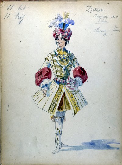 A Dama de Espadas: Ópera composta em 1890 por Piotr ou Petr Ilyich Tchaikovsky (ou Tchaikowsky de Unknown artist