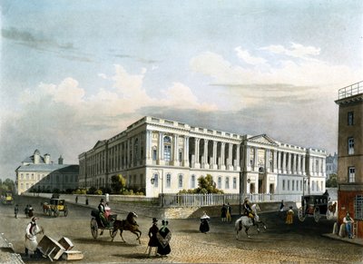 O Louvre por volta de 1840 de Unknown artist