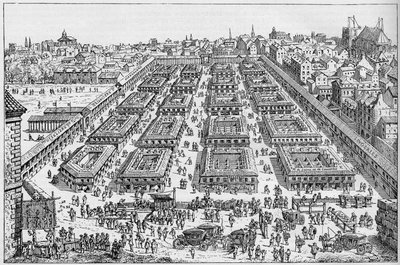 A Feira de Saint Germain, no século XVII. de Unknown artist