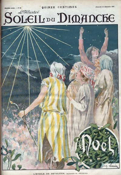 A Estrela de Bethleem. Gravação em "The Sun-of-Sunday", 26 de dezembro de Unknown artist