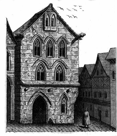 A Casa Templária em Louviers, na Normandia. de Unknown artist