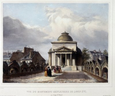 A capela da expiação de Luís XVI em Paris de Unknown artist