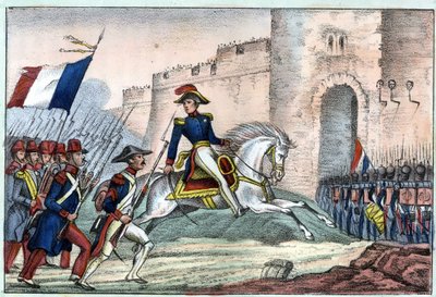 A entrada do exército francês em Argel em 5 de julho de Unknown artist