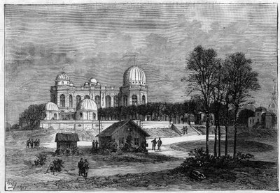 A expansão do Observatório de Paris em 1883 de Unknown artist